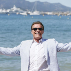L’actor Arnold Schwarzenegger, ahir a Canes.