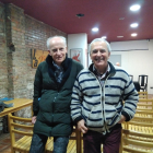 Martxelo Otamendi i Sabino Cuadra, ahir a l’Ateneu La Baula.
