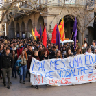 Imatge recent d’una manifestació d’estudiants contra la reforma educativa i les altes taxes.