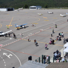 El aeropuerto Andorra-La Seu d’Urgell, durante una jornada de puertas abiertas en mayo.