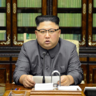El líder nord-coreà, Kim Jong-un, en una aparició pública.
