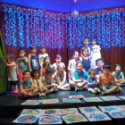Participantes en el taller infantil del Picurt, en La Seu d’Urgell.