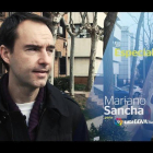 Mariano Sancha, en pleno trabajo.