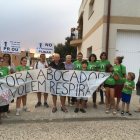 Nou acte de protesta contra la planta de compostatge d’Ossó de Sió