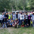 Camp de treball a Lladorre amb 25 joves de Barcelona