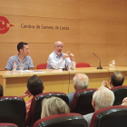 Terricabras ofreció ayer una conferencia en la Cámara de Comercio de Lleida. 
