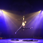 Una de las actuciones del nuevo espectáculo del Circo Italiano, en la Copa d’Or de Lleida.