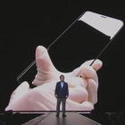 Un moment de la presentació del nou Samsung Galaxy S8.