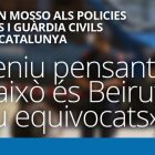 Carta d'un mosso als policies nacionals i guàrdia civils enviats a Catalunya