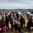 Imagen de archivo de un campo de refugiados en Turquía. 