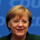 Merkel ayer en Berlín.