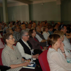 Asistentes al acto, ayer, en la Academia Mariana.