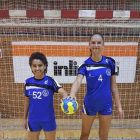 Las jugadoras Eva Berenguer y Katy Tyaglyay.