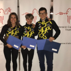 Premiados tres triatletas leridanos 