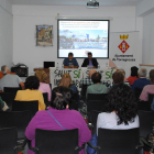 Un acto contra el proyecto de Nova Tracjusa celebrado anoche en la biblioteca de Torregrossa.