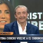 El retorno de Cristina Cubero.