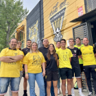 Rafa Gimena, al fons al centre de la imatge.