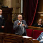 El conseller d’Investigació i Universitats, Joaquim Nadal, al Parlament el 19 d’octubre.