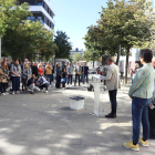 L’acte institucional de commemoració del cinquè aniversari es va celebrar a la plaça de l’U d’Octubre.