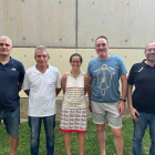 La nueva junta del Lleida Handbol Club se presentó ayer oficialmente.