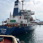 El vaixell de càrrega ‘Razoni’ va salpar ahir d’Odessa i serà inspeccionat a Istanbul.