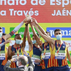Xavi Badia, del Xafatolls, or estatal amb la selecció catalana