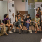 Un moment del diàleg celebrat ahir a Lleida organitzat per l’Institut Català de la Dona.