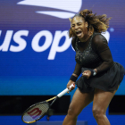 Serena Williams, durant el seu partit de segona ronda al US Open, que va guanyar.