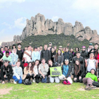 Mig centenar de joves participen en una ruta per Montserrat
