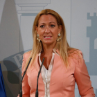 Maria Eugènia Gay valoró ayer la inversión del Estado en Catalunya.