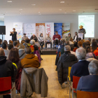 La Llotja acogió el acto de lectura del manifiesto en Lleida.