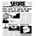 Una imagen para la historia: el 8 de noviembre de 1982, los últimos trabajadores de SEGRE que abandonaron la redacción, en aquel entonces en Rambla Ferran, lo hicieron en una lancha de Protección Civil.