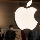 Fotografia del logo de la companyia Apple