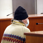 El acusado durante la celebración ayer del juicio en la Audiencia Provincial de Lleida. 