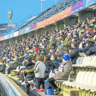 Vista general de la grada lateral, que va presentar el millor aspecte de les últimes temporades.