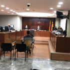 L'acusat, durant el judici a l'Audiència de Lleida.