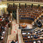 El ple del Congrés dels Diputats, durant el debat de la reforma laboral.