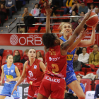 Ari Pujol, durante el partido del pasado jueves en Zaragoza.