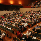 El Auditori Enric Granados acogió ayer la conferencia inaugural del curso 2022-2023 del Aula. 