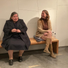 Maria Carme Junyent i Laia Cutillas, dimecres a les Borges.