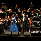 El tenor interpretó ‘Un núvol blanc’, de Lluís Llach, junto a la ganadora de ‘Eufòria’ Mariona Escoda. 