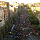 Fins a 45.000 lleidatans van sortir al carrer aquell 3-O del 2017 per condemnar les càrregues policials.