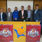 Un moment de la presentació ahir a la delegació a Lleida de l’FCBQ, del campionat d’Espanya.