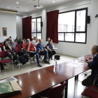 Francés Boya, ahir en la conferència inaugural del màster.