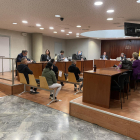 Imatge del judici ahir a l’Audiència de Lleida.