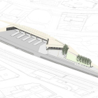 Imagen virtual de la futura estación de autobuses de Tàrrega.