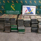 Imatge de la macropartida de cocaïna intervinguda dimarts a Lleida.