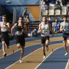 Bernat Erta, segon per l’esquerra, durant la final dels 400 de l’Estatal en què va guanyar el bronze.
