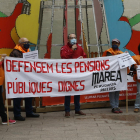 Una de les últimes mobilitzacions a Lleida en defensa de pensions dignes.