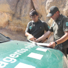 Imagen de archivo de agentes rurales preparando un operativo.